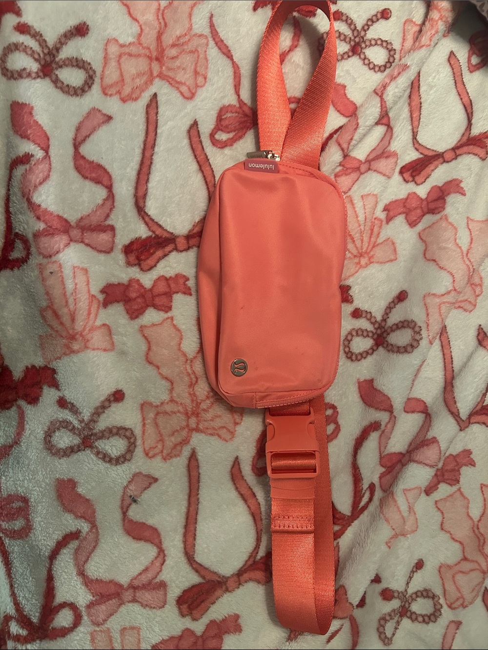 lululemon athletica Coral-Orange Sling Crossbody Bag